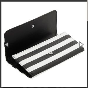 Slim Striped Wallet